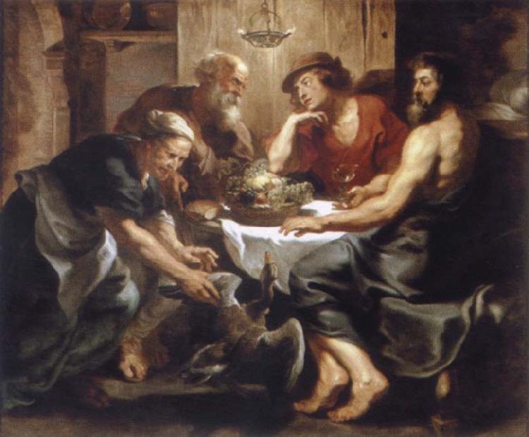 Peter Paul Rubens Workshop Jupiter and Merkur in Philemon